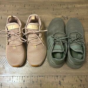 Two pairs of Adidas kid sneaker , great condition!